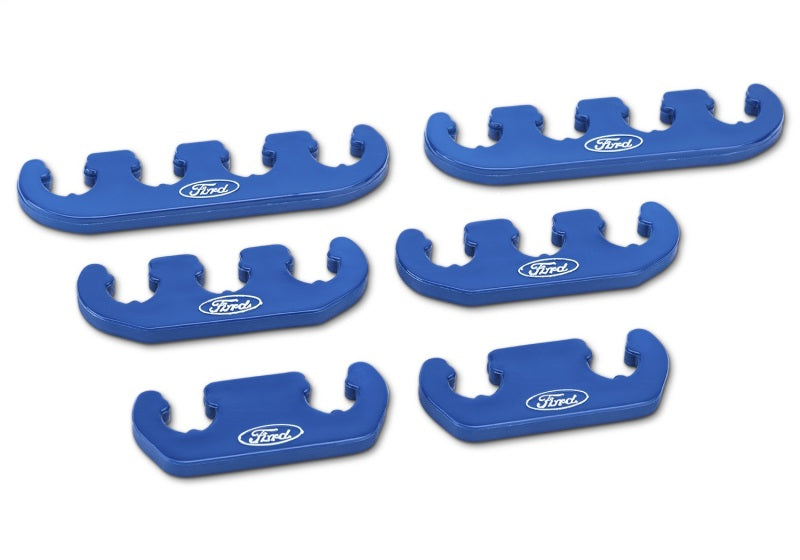 Ford Racing Wire Dividers 4 to 3 to 2 - Blue with White Ford Logo