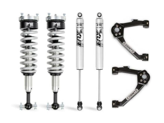 Cognito Motorsports 210-P0962 3-Inch Performance Leveling Kit with Fox 2.0 IFP Shocks (Stamped Steel / Aluminum OEM Control Arms) for 2014-2018 Chevrolet Silverado / GMC Sierra 1500