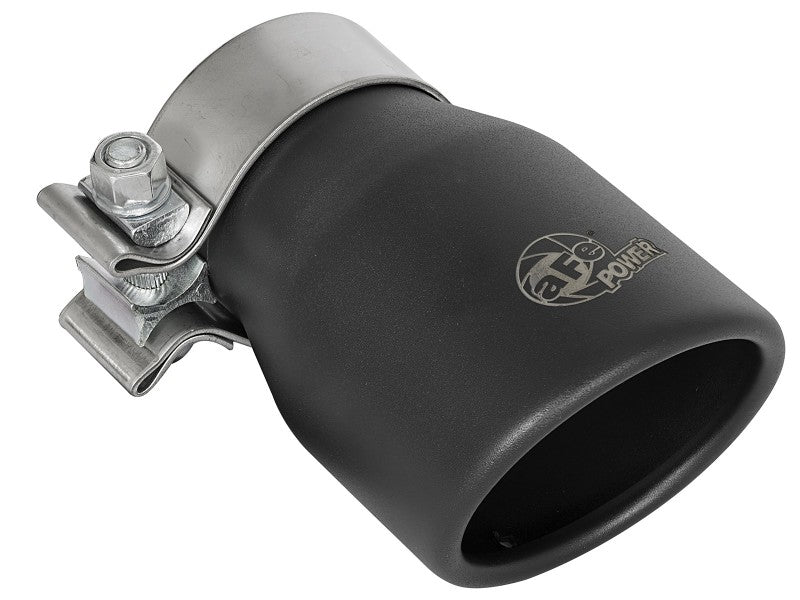 aFe MACH Force-Xp Axle-Back Exhaust System w/Black Tip 18-20 Jeep Wrangler L4-2.0T / V6-3.6L - #49-48070-1B