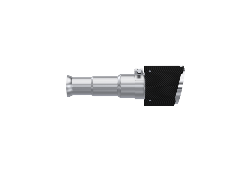 MBRP Classic 5in OD Dual-Wall T304 Carbon Fib Exhaust Tips - Pair