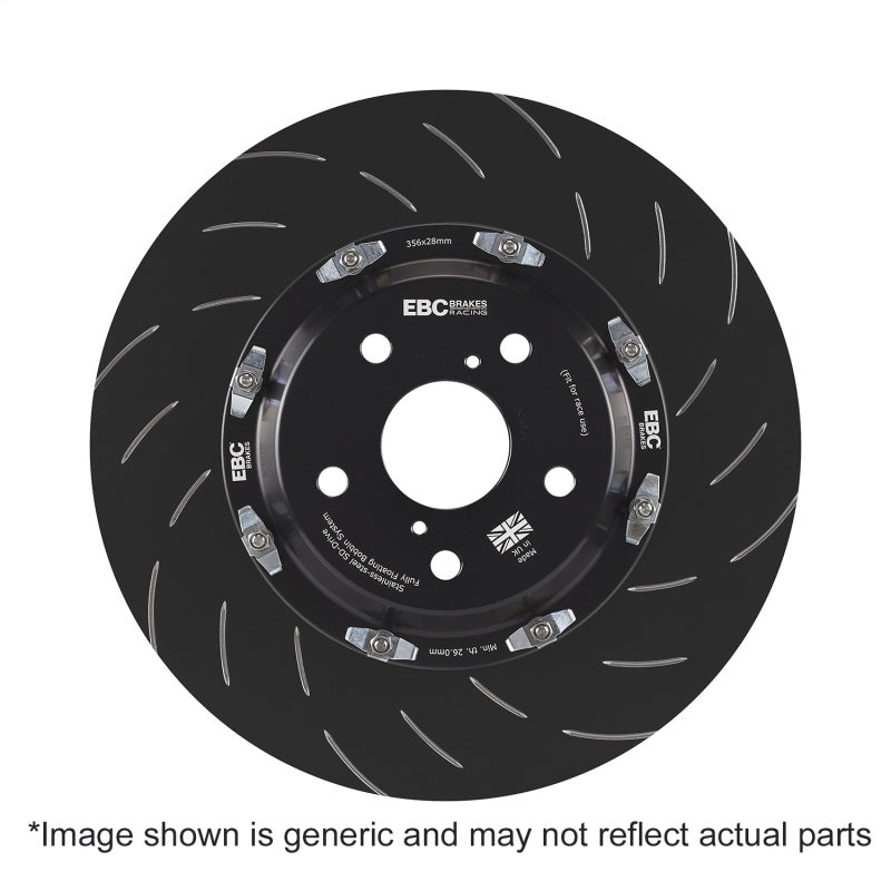 EBC Racing 13-19 Volkswagen GTI (MK7) Front BBK Replacement Discs Complete Assembly (Pair) SG2FK-043