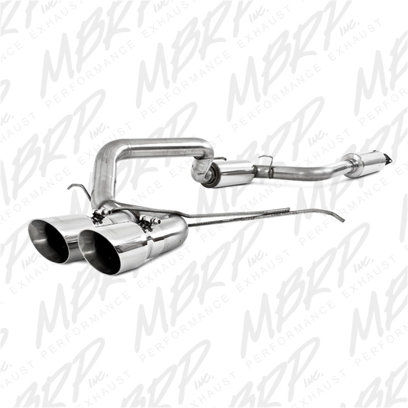 MBRP S4200409 Cat-Back Exhaust System - 2013-2018 Ford Focus ST 2.0L EcoBoost (Street) | T409 Stainless