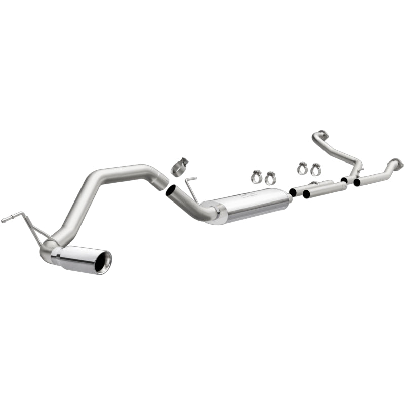MagnaFlow 19421 CatBack 07-15 Nissan Titan V8 LGAS/LFLEX Single MF Polished Stainless Exhaust - #19421