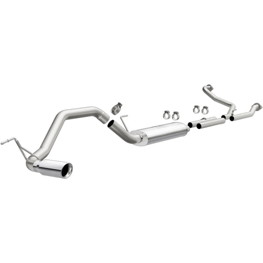 MagnaFlow 19421 CatBack 07-15 Nissan Titan V8 LGAS/LFLEX Single MF Polished Stainless Exhaust - #19421