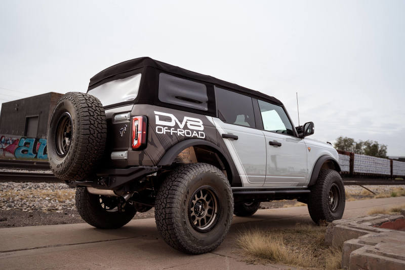 DV8 Offroad 21-22 Ford Bronco FS-15 Series Rear Bumper - #RBBR-02
