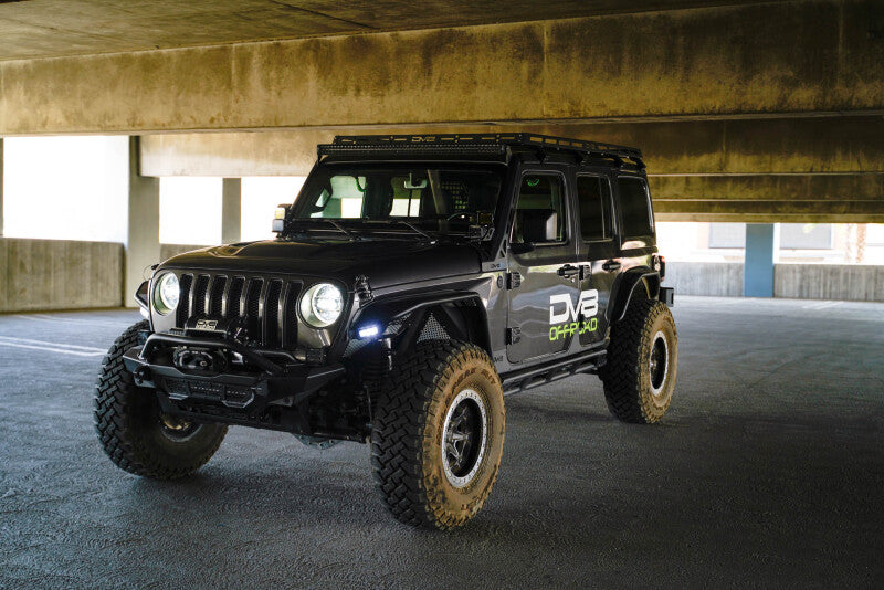 DV8 Offroad 2018+ Jeep Wrangler JLO A Pillar Dual Light Pod Mounts - #LBJL-11