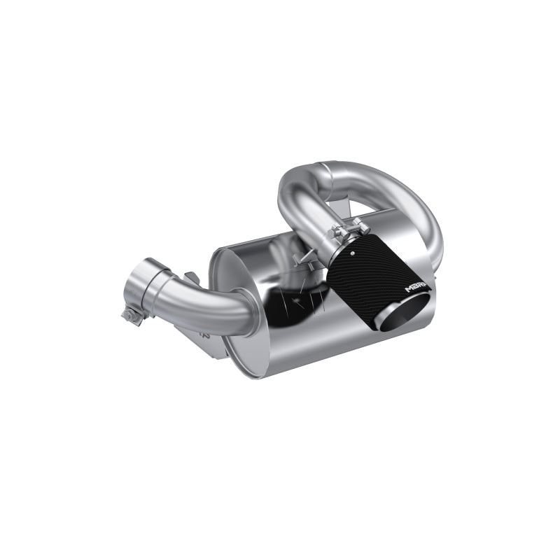 MBRP 21-22 Can-Am Commander 1000R Slip On Exhaust Center Exit - Perf.