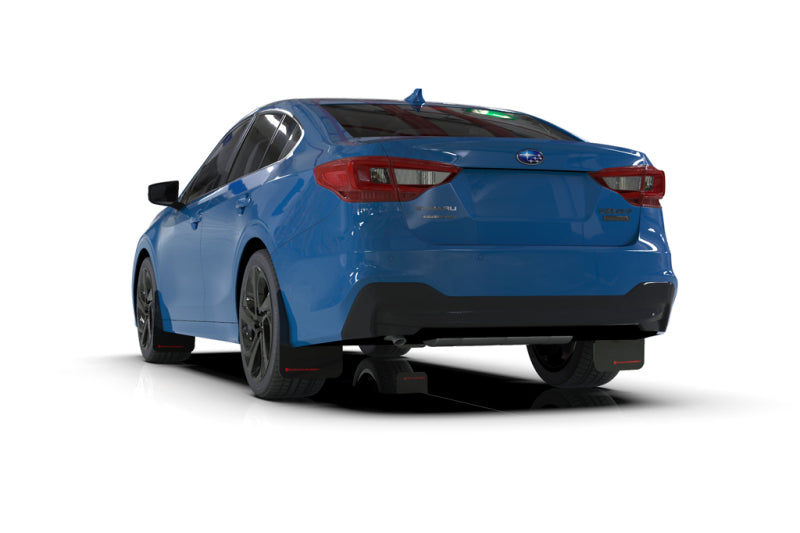 Rally Armor UR Mud Flaps - 2020-2025 Subaru Legacy - Black/Grey Logo - #MF64-UR-BLK/GRY