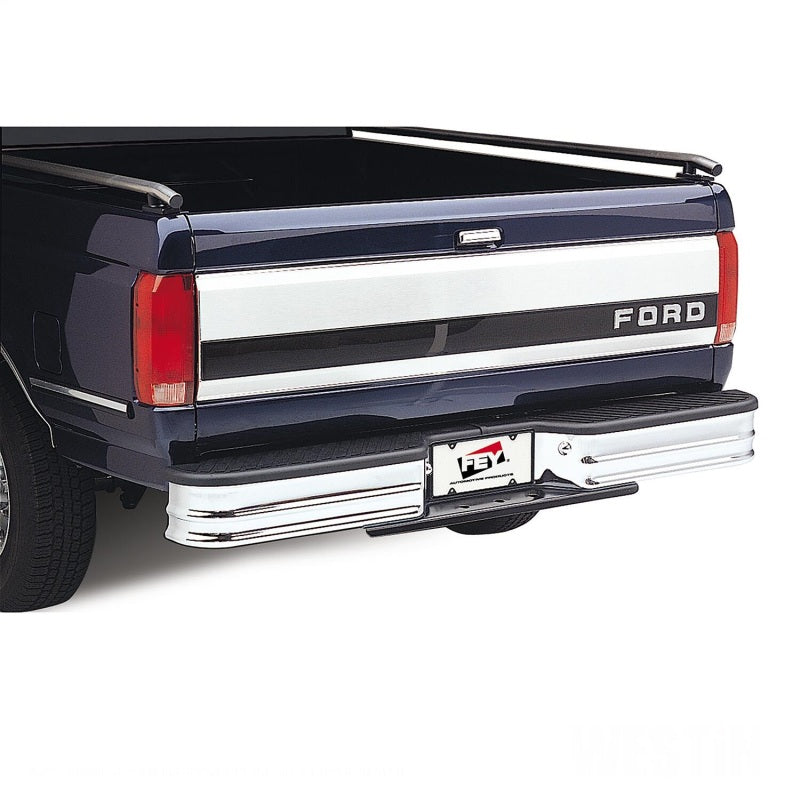 Westin 21007 Fey Surestep Universal Bumper for 1967-1997 Chevrolet/Dodge/Ford/GMC Chrome