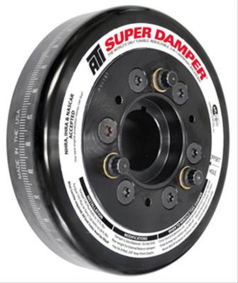 ATI Performance Products 918671 Super Damper Harmonic Balancer 7.48 in Aluminum 6/4 Groove for Chevrolet LS3 / LS7 Wet Sump Conversions