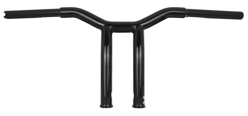 Burly Brand B12-6051B Dominator Raked Bar 10 in Gloss Black for 1982-2025 Harley-Davidson Models
