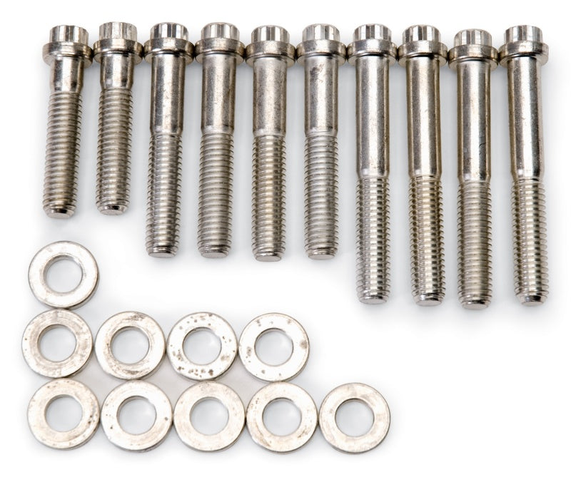 Edelbrock 8507 Plated Intake Bolt Kit for 7105