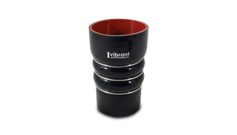 Vibrant Silicone Coupling 4 Ply Aramid CAC Transition Hose 4in x 3.5in