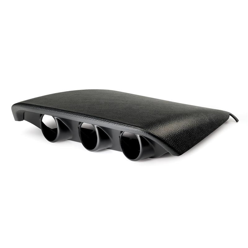 AutoMeter 10050 Black 2-1/16in Triple Dash Top Pod for 2005-2009 Ford Mustang