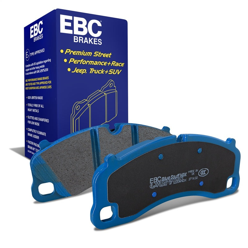 EBC 13-15 Porsche 911 (991) GT3 3.8L (Cast Iron Rotor Only) Bluestuff Front Brake Pads DP52206NDX
