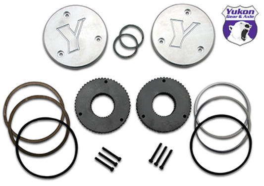 Yukon Gear & Axle YHC50005 Hardcore Drive Flange Kit For Dana 60 / 35 Spline Outer Stubs Yukon Engraved Caps
