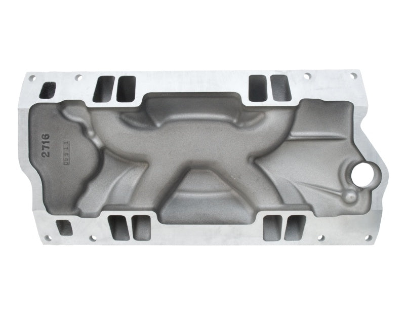 Edelbrock 27163 Manifold Performer EPS Small Block Chevrolet Vortec Black Finish