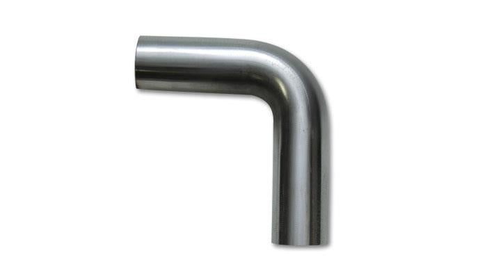 Vibrant 3.5in O.D. T304 SS 90 deg Mandrel Bend 6in x 6in leg lengths