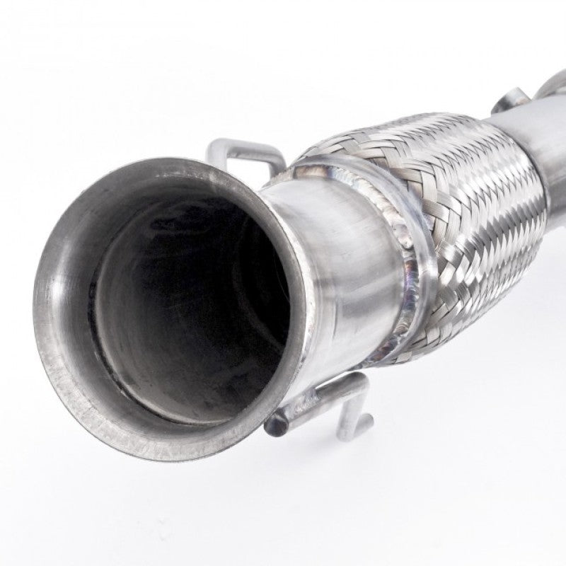 Stainless Works for 2016-2018 Ford Focus RS 3in High-Flow Cats Downpipe Factory Connect