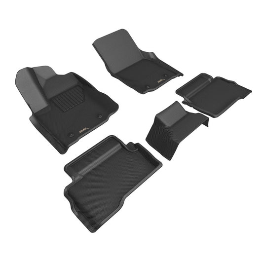 3D MAXpider Kagu Front & Rear Floor Mats for 2024 Toyota Tacoma