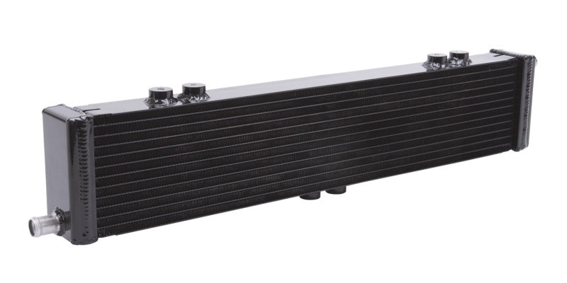 Edelbrock 15406 Heat Exchanger Single Pass Dual Row 22 000 Btu/Hr 26.5 in W x 5 in H x 2.62