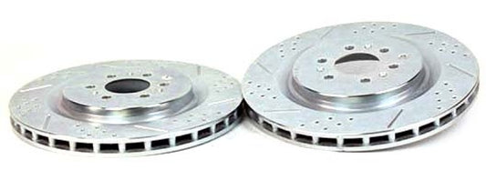 Baer Brakes 05-08 Cadillac STS Claw Performance Rear Rotors — 04-07 Cadillac CTS-V, 06-08 STS w/HD Brakes; J56, 09-11 STS 6-Lug Hub