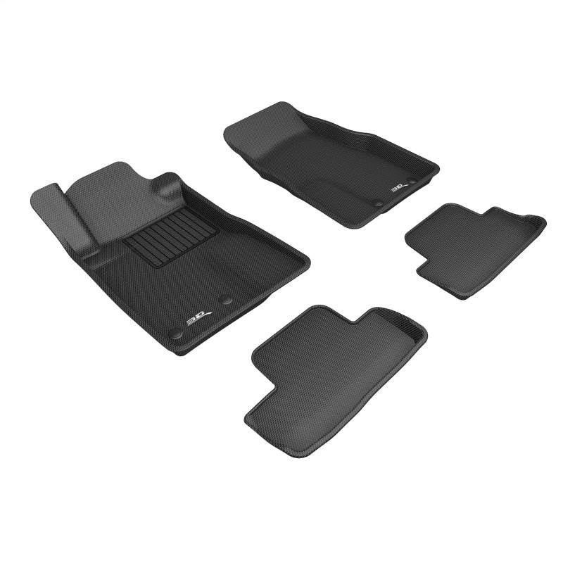 3D MAXpider Kagu Front & Rear Floor Mats for 2012-2014 Ford Mustang