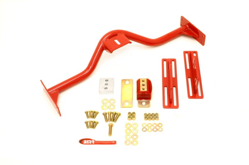BMR 1967-1969 1st Gen F-Body Transmission Conversion Crossmember TH350/Powerglide/700R4/4L60E - Red