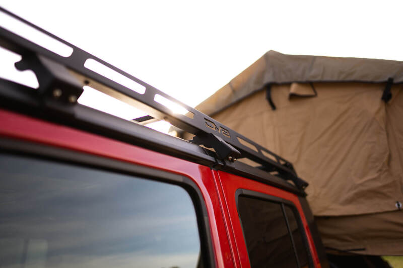 DV8 Offroad 07-18 Jeep Wrangler JK 4 DR / JL 2 DR & JT / 18+ Gladiator Roof Rack - #RRJL-02