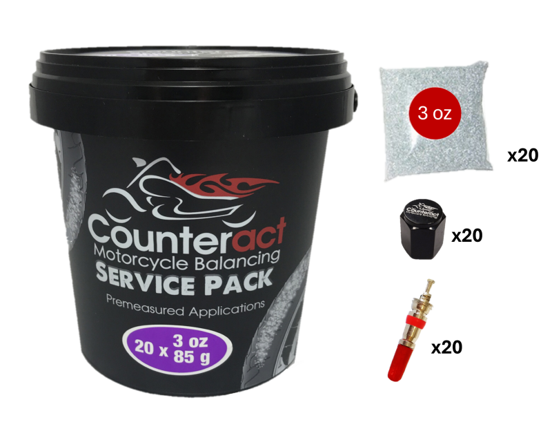 Counteract MKSP3 Motorcycle Balancing Bead Service Bucket (20) 3oz Bags