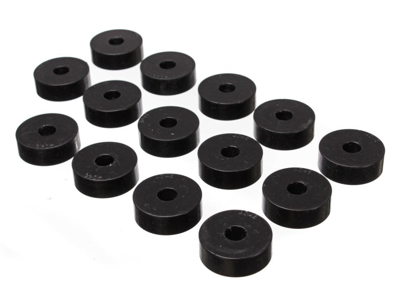 Energy Suspension for 55-73 Jeep CJ5/CJ7 Black Body Mount Set 2.4101G