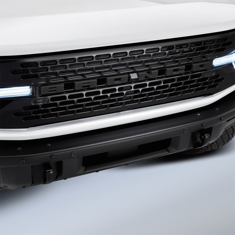 Ford Racing for 2021-2026 Bronco Grille Lettering Overlay Kit - Black
