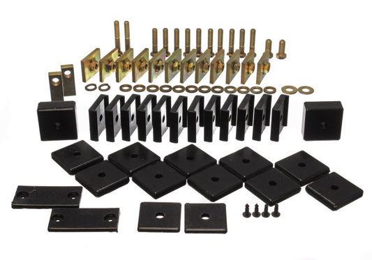 Energy Suspension Toy for Land Cruiser Body Mount Set - Black 8.4104G