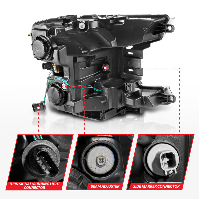 ANZO 2018-2020 Ford F-150 LED Projector Headlights