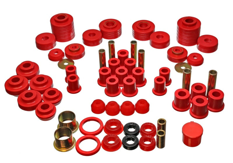 Energy Suspension for 80-96 F-150 Std Red Hyper-Flex Master Bushing Set 4.18101R