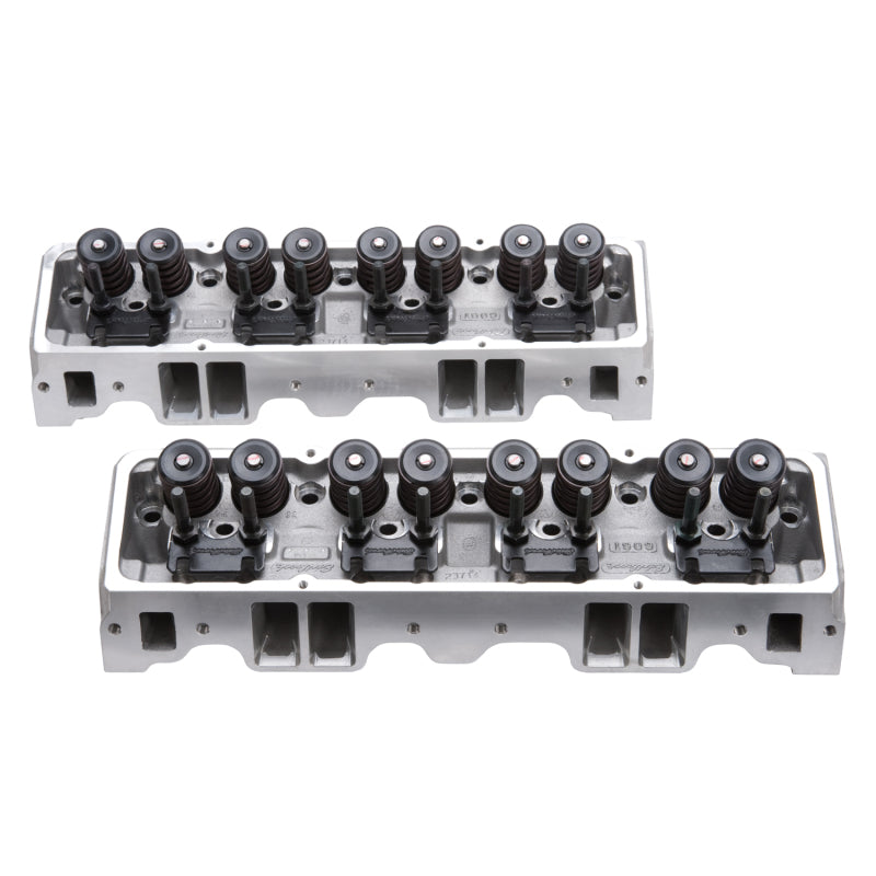 Edelbrock 5073 Cylinder Head E-Street Small Block Chevrolet 70cc (Complete Pair)