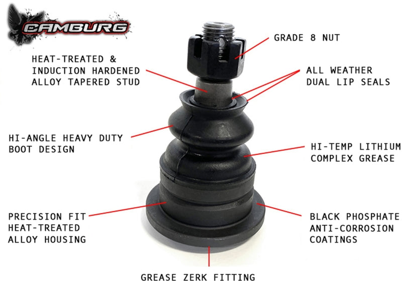 Camburg Engineering CAM-310078 Performance X-Joint UCA for 2005-2023 Toyota Tacoma (PreRunner and 4WD)