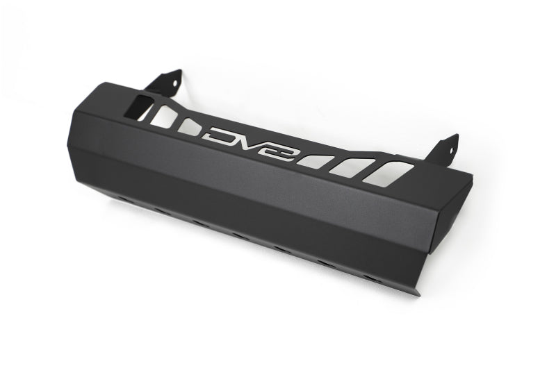 DV8 Offroad 18-23 Jeep Wrangler JL/JT Front Bumper Sway-Bar Disconnect Motor Skid Plate - #SPJL-02