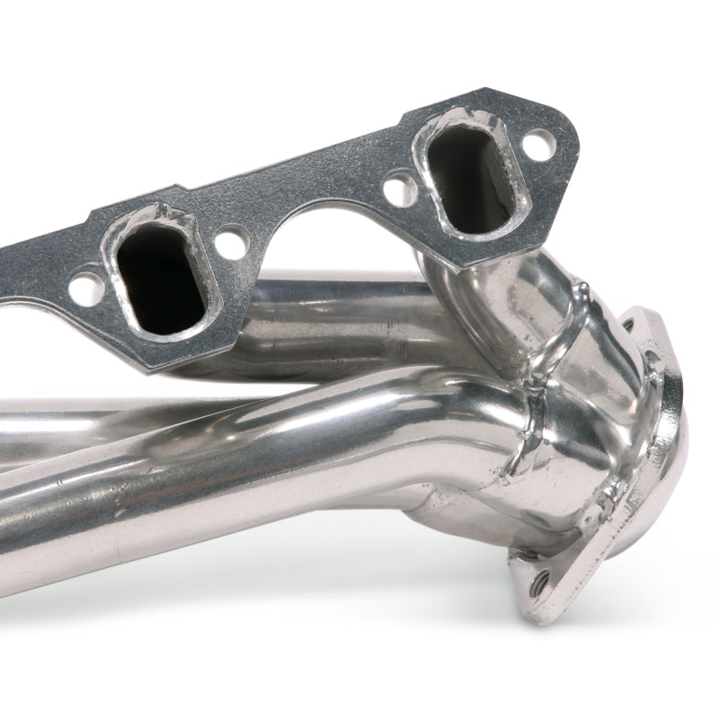 BBK Performance 15110 351W Swap Shorty Unequal Length Headers 1-5/8 Silver Ceramic for Fox Body Ford Mustang 351W Swap