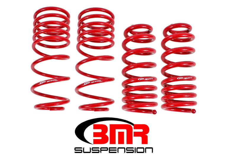 BMR 1993-2002 F-Body Handling Version Lowering Spring Kit (Set Of 4) - Red
