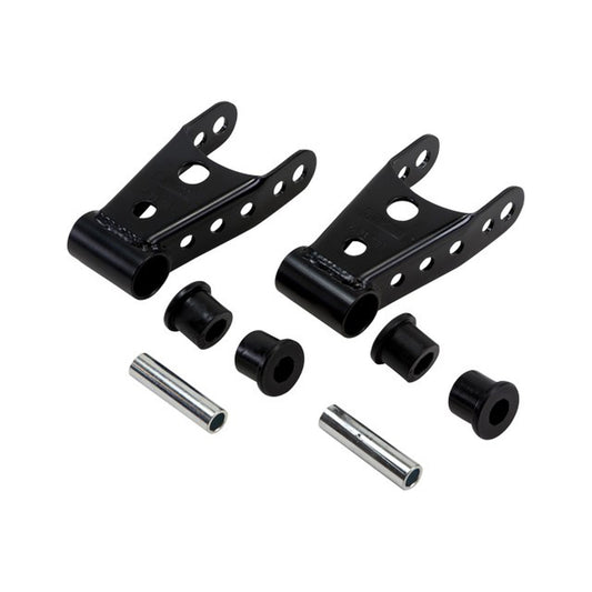 Belltech Shackle Kit 2011-2018 for GM Silverado/Sierra 3/4 Ton Pickup 1in Rear Drop