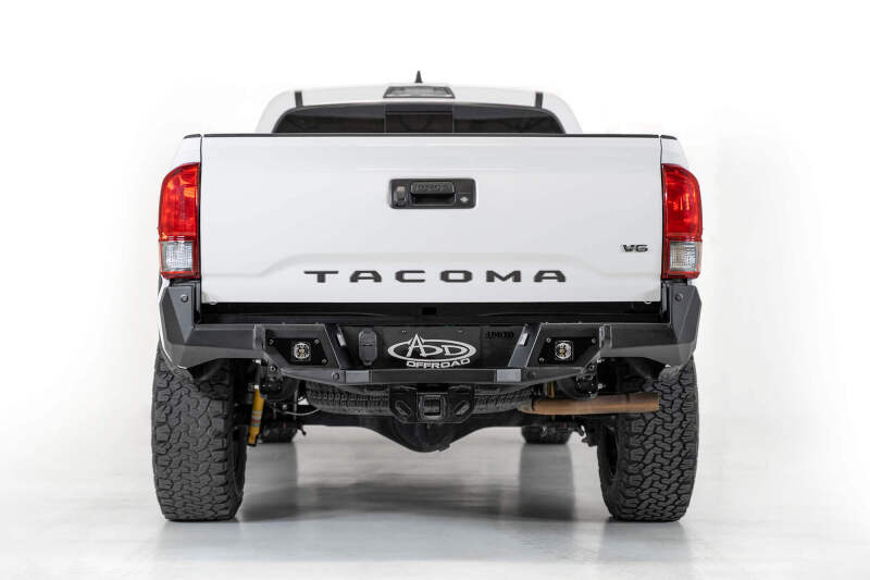 Addictive Desert Designs for 16-19 Toyota Tacoma Stealth Fighter Rear Bumper w/ Backup Sensor Cutouts