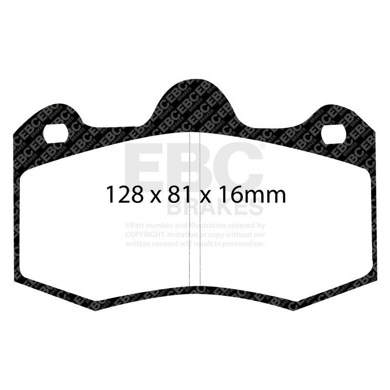 EBC 11+ Mclaren MP4-12C 3.8 Twin Turbo Bluestuff Rear Brake Pads DP5036NDX