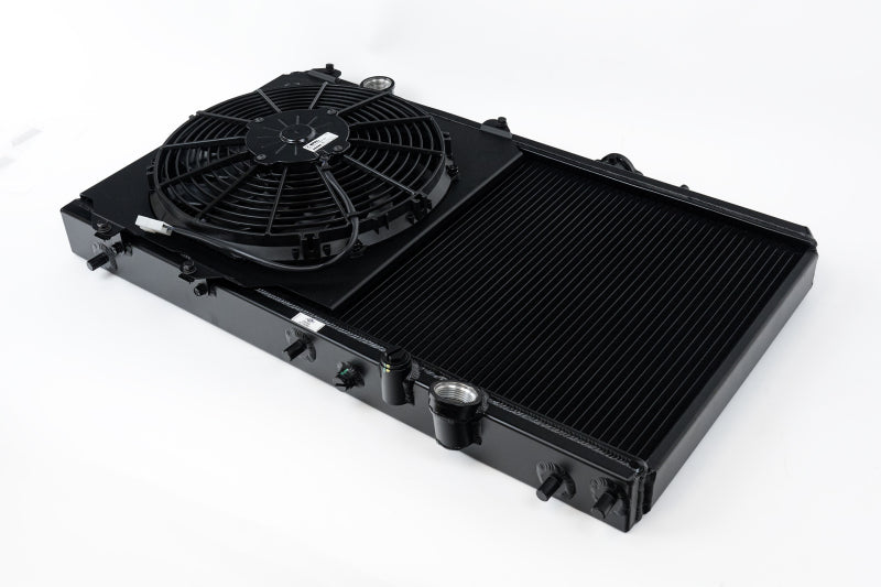 CSF 2850KB Radiator for 92-00 Honda Civic w/K-Swap V3 Black Finish