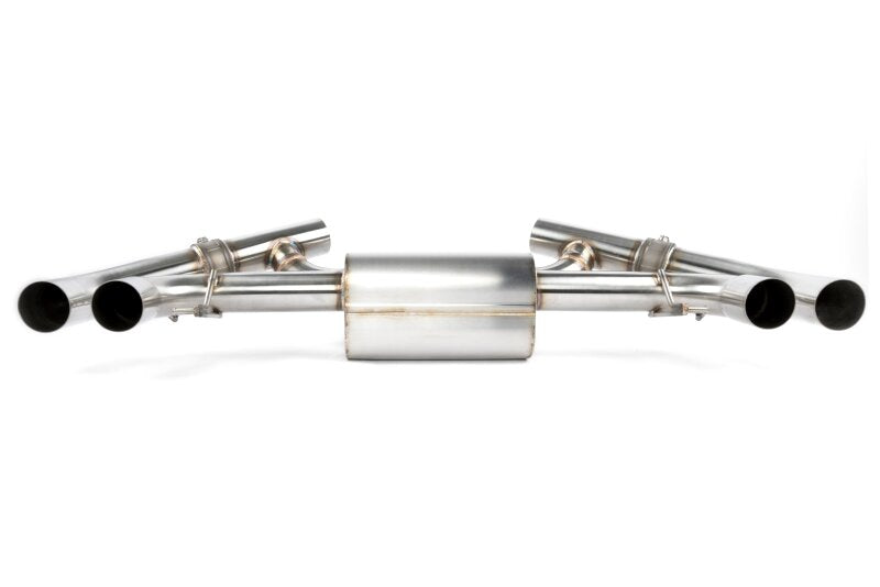 Dinan 23-26 BMW M240i/M240i xDrive (G42) Valved Axleback Exhaust System - Black Tips