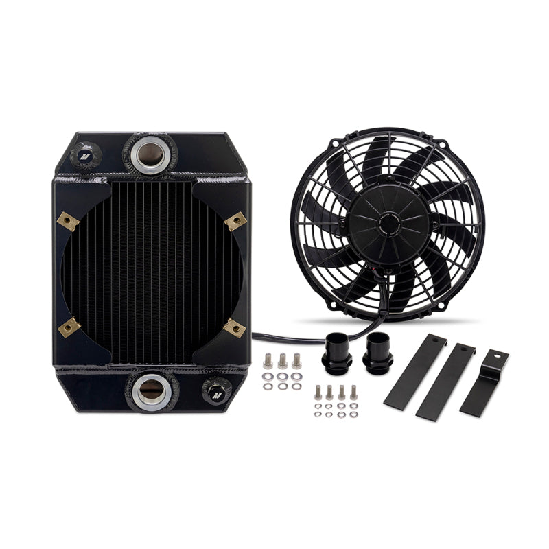 Mishimoto Universal Drag Race Performance Aluminum Radiator - Black - #MMRAD-UNI-DRGBK