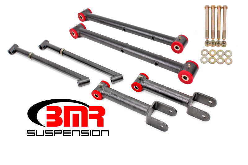 BMR 68-72 A-Body Non-Adj. Rear Suspension Kit (TCA034/UTCA004/RB002) - Black Hammertone