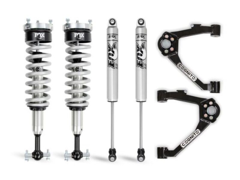 Cognito Motorsports 210-P0957 3-Inch Performance Leveling Kit with Fox 2.0 IFP Shocks (Cast Steel OEM Control Arms) for 2007-2020 Chevrolet Silverado / GMC Sierra 1500, Chevrolet Tahoe / Suburban, GMC Yukon