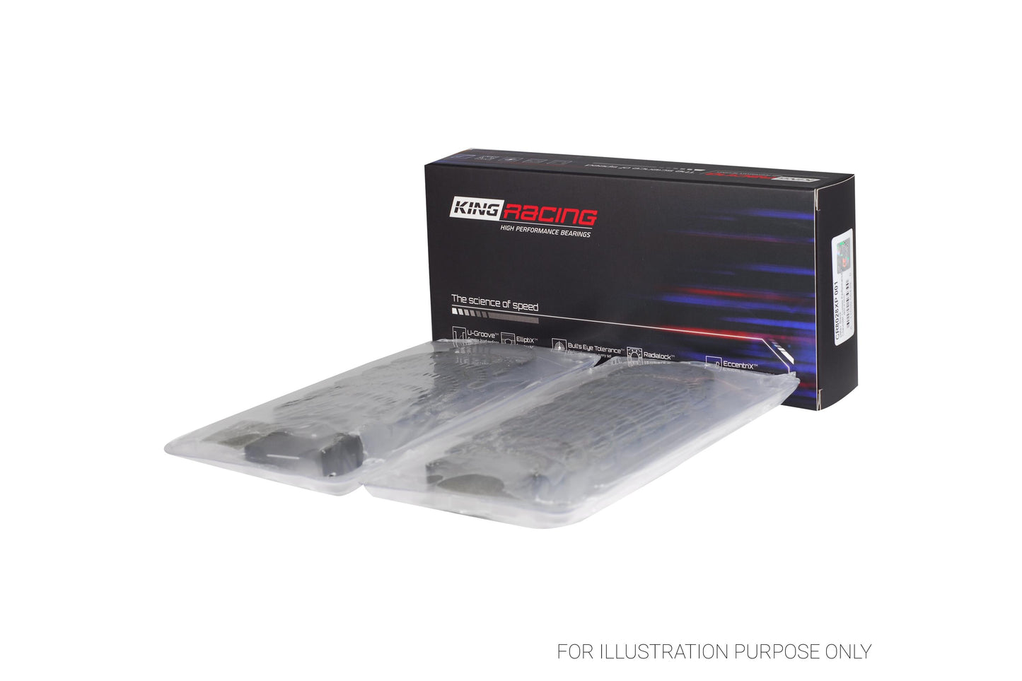 King Chevrolet Custom Performance Racing Tri-metal Rod Bearing Set CR8028XP-STD