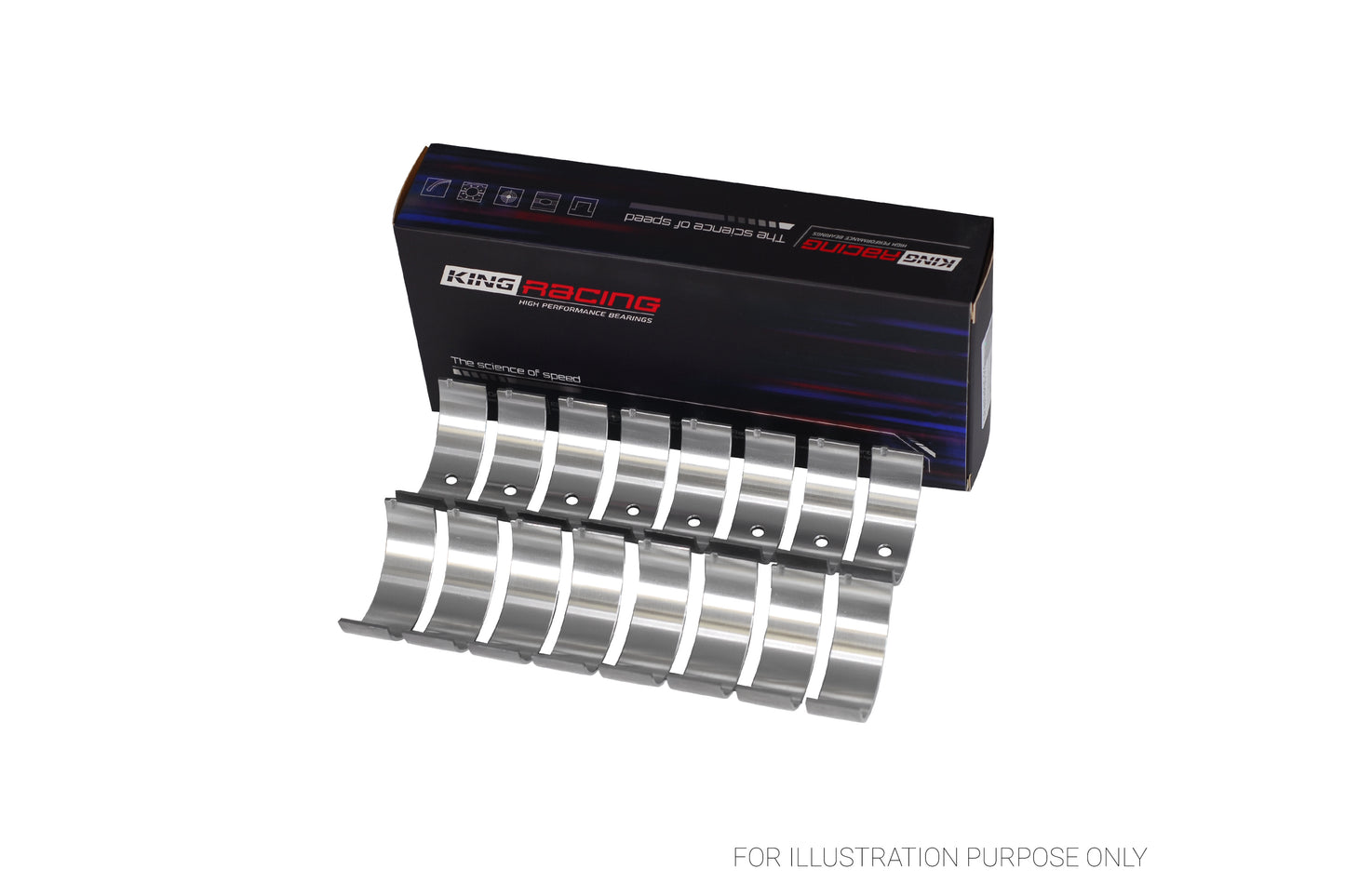King Chevrolet SBC 307CI 350CI & GEN III/IV OE-Replacement Connecting Rod Bearings CR 807SISTDX - Fits Chevrolet, GMC, Pontiac